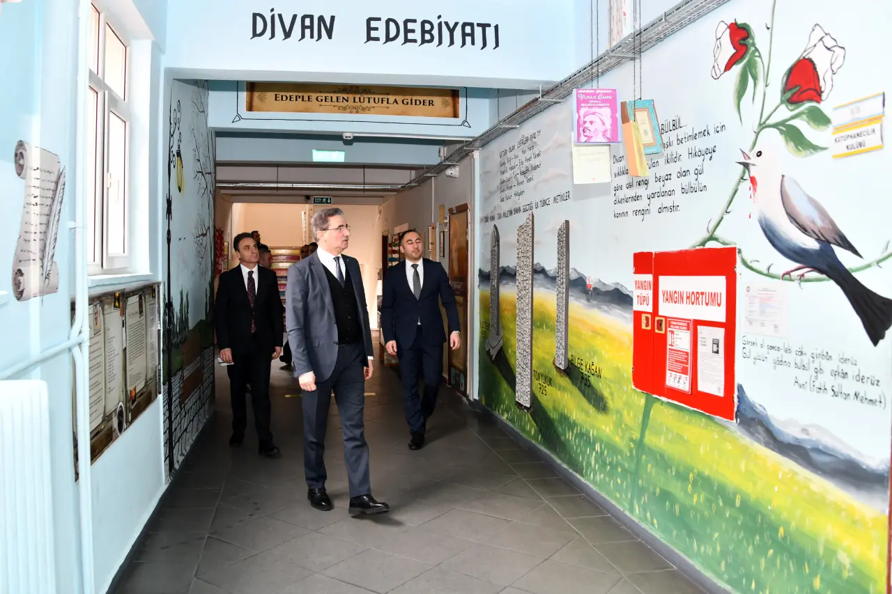 Vali Baruş’tan Hayme Ana Mesleki ve Teknik Anadolu Lisesi’ne Ziyaret 7
