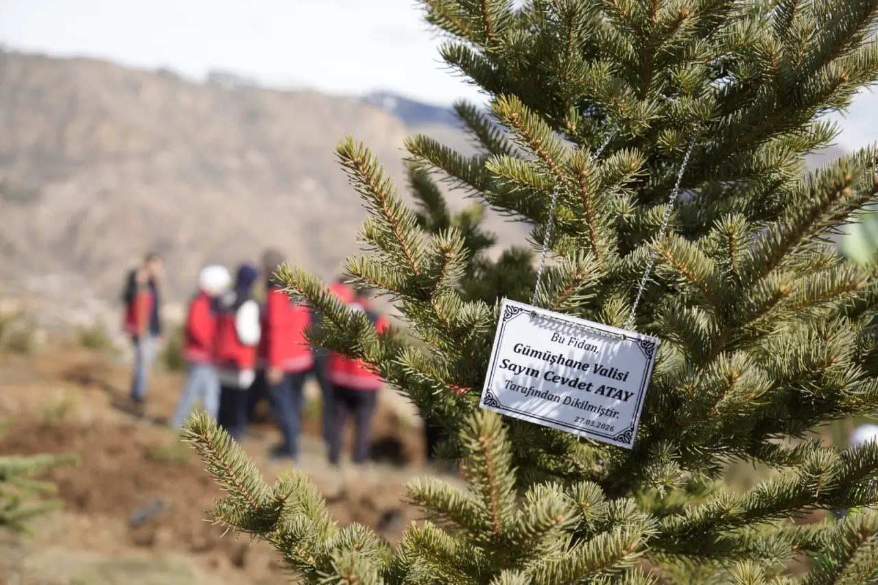 Gümüşhane'de Orman Haftası Kutlamaları: 750 Fidan Toprakla Buluşturuldu 4