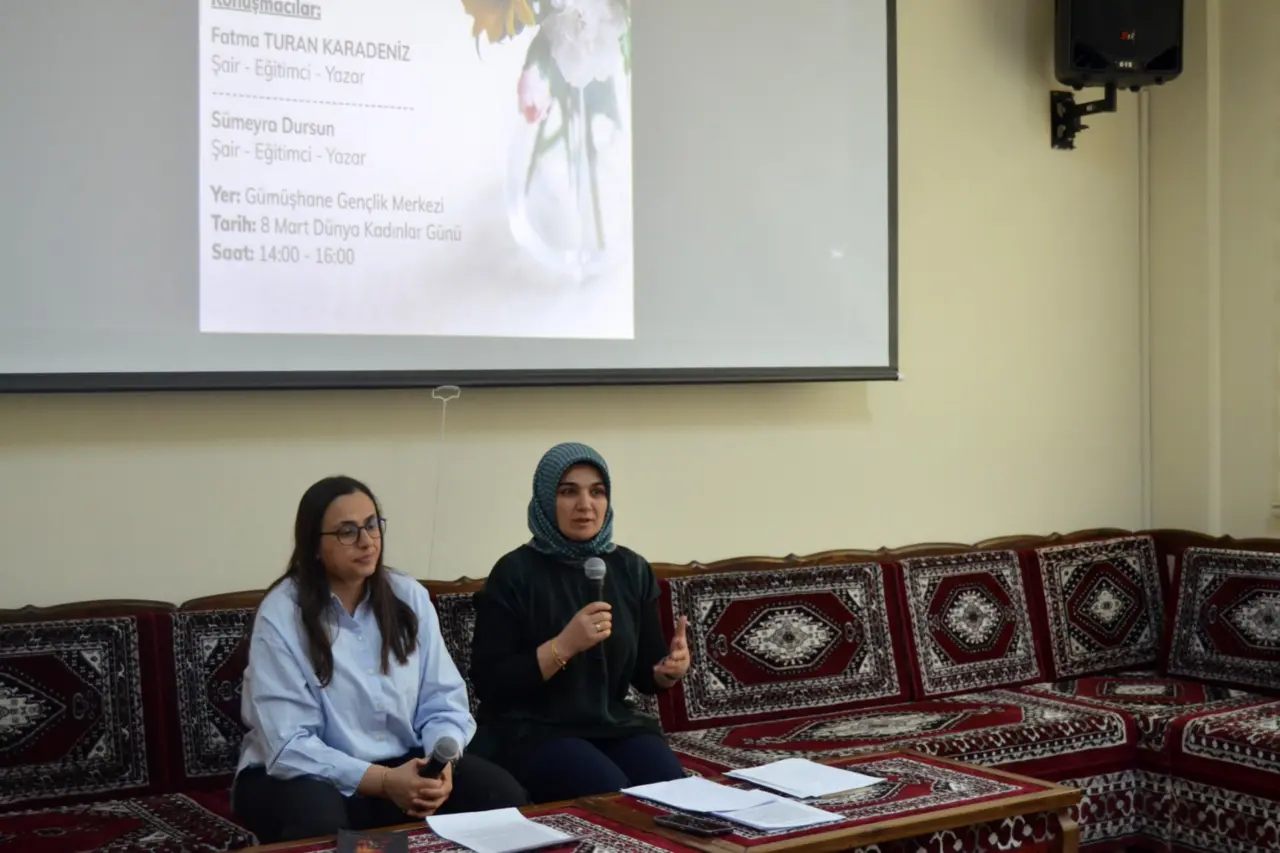 Gümüşhane Gençlik Merkezi’nde "Bir Kadın Dünyayı Değiştirebilir" söyleşisi gerçekleştirildi 2