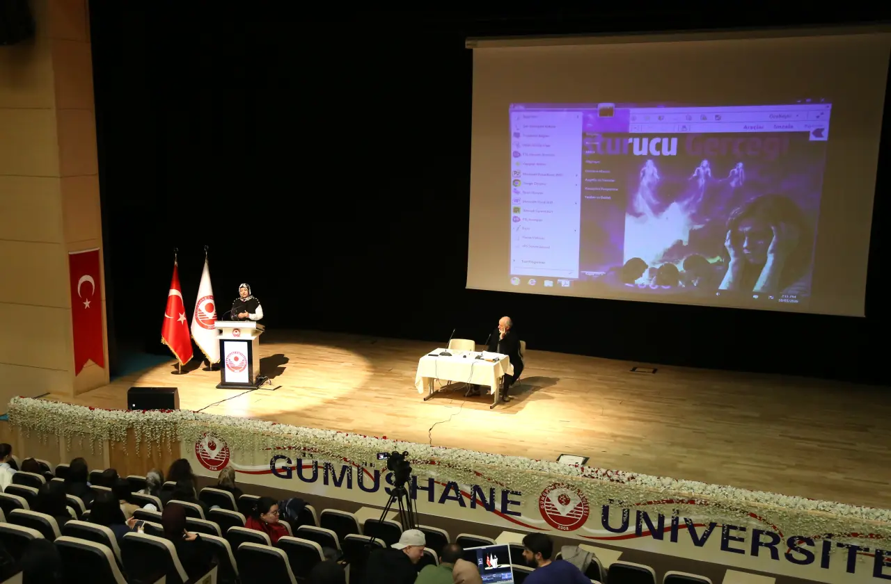 Gümüşhane Üniversitesinde "Uyuşturucu Gerçeği" Konferansı Düzenlendi 2