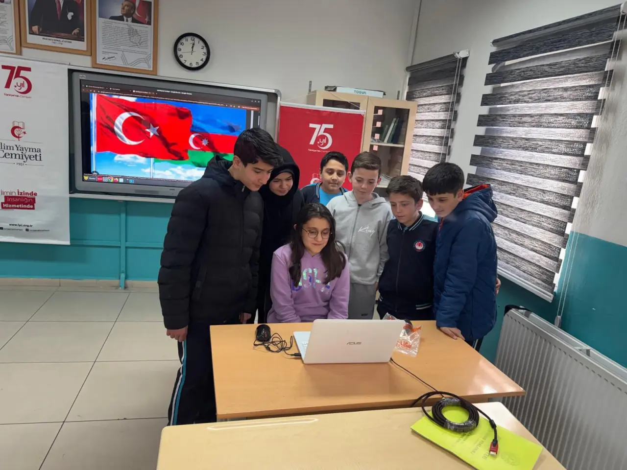 Gümüşhane ve Azerbaycanlı ortaokul öğrencileri arasında "Gönül Bağı" kuruldu 3