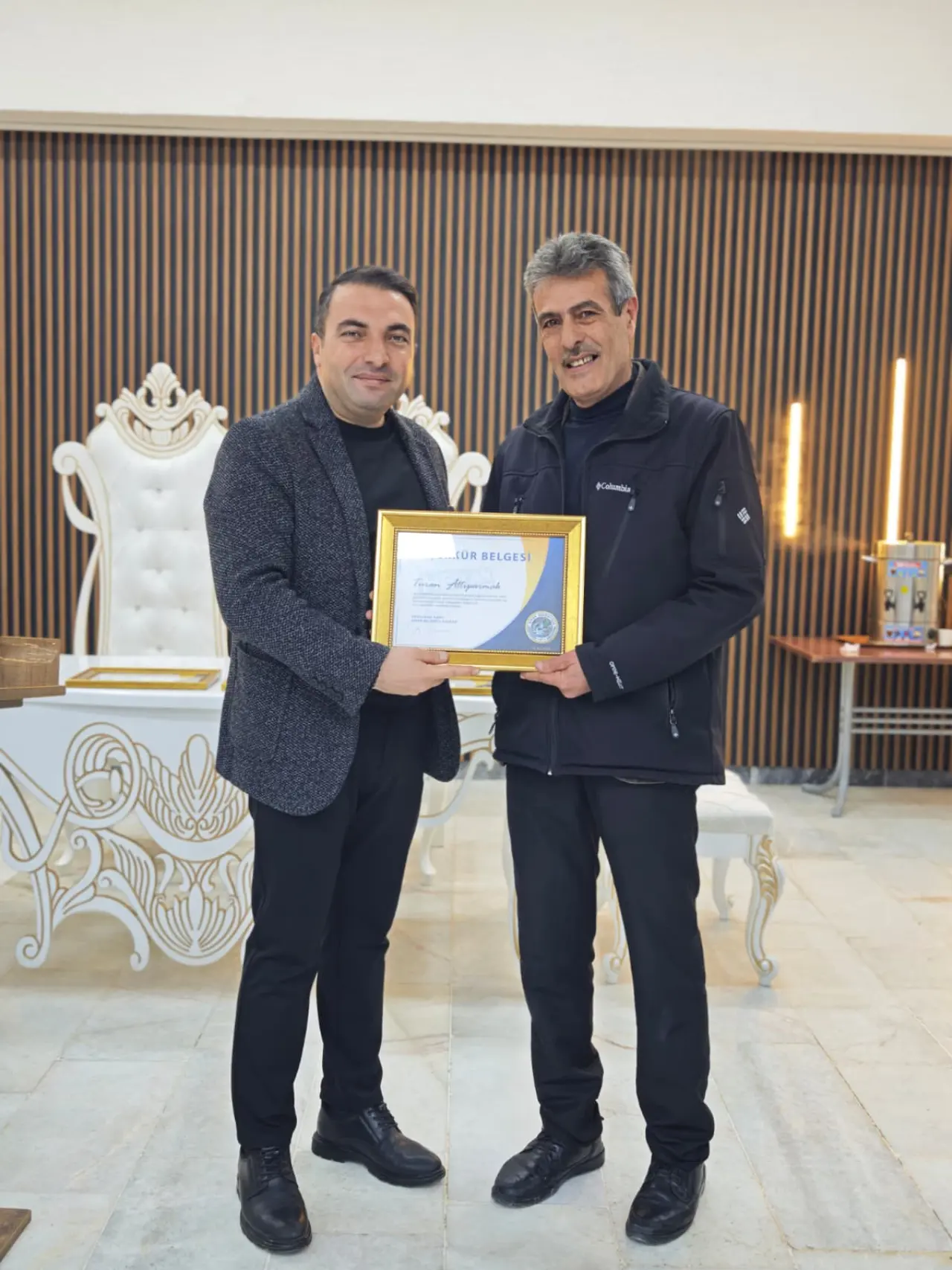 Şiran Belediyesi’nde Vefa Gecesi: 20 Yıllık Personele Teşekkür Belgesi 1