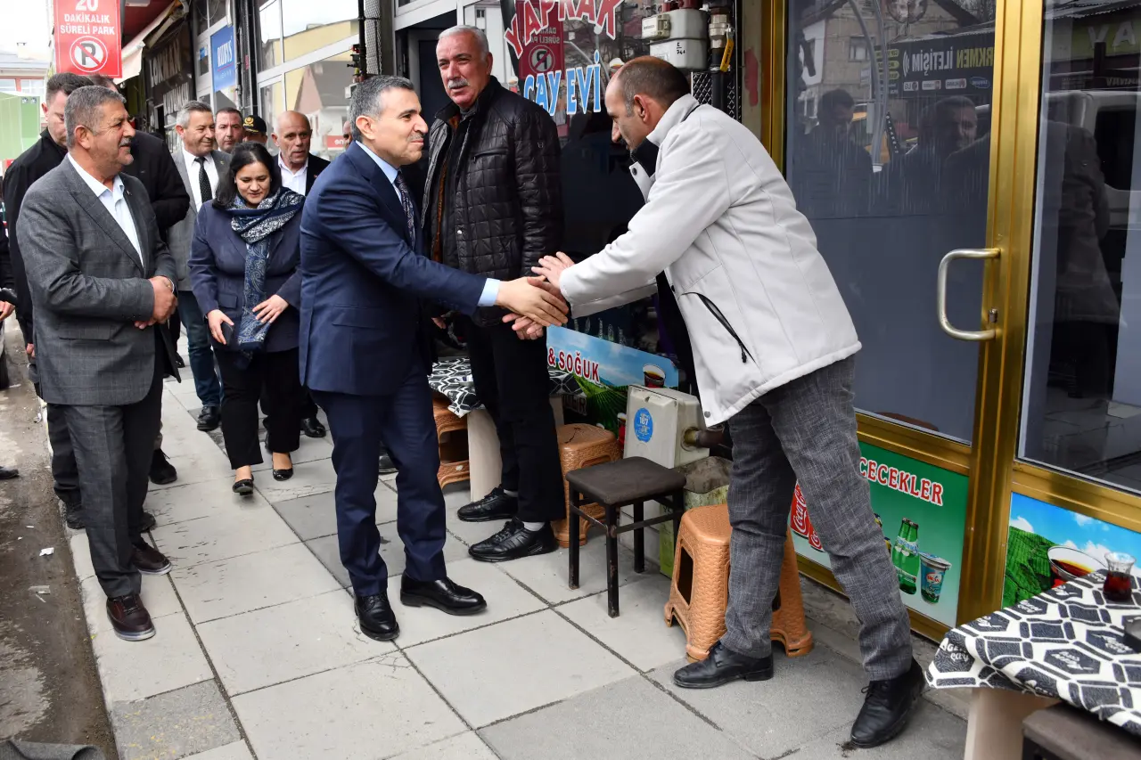 Vali Cevdet Atay Şiran’da incelemelerde bulundu 15