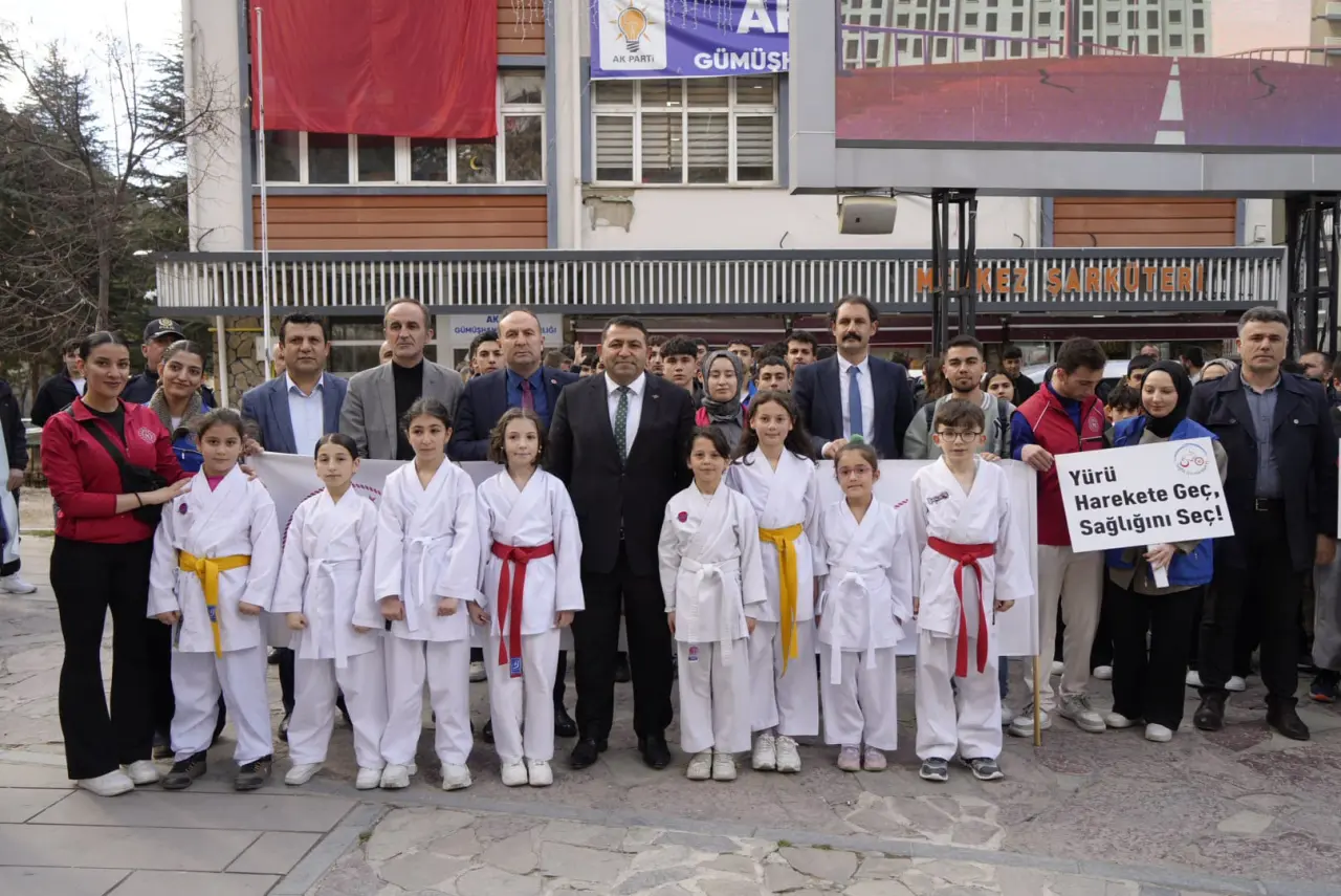 Gümüşhane'de obeziteye dikkat çekmek için yürüdüler 2