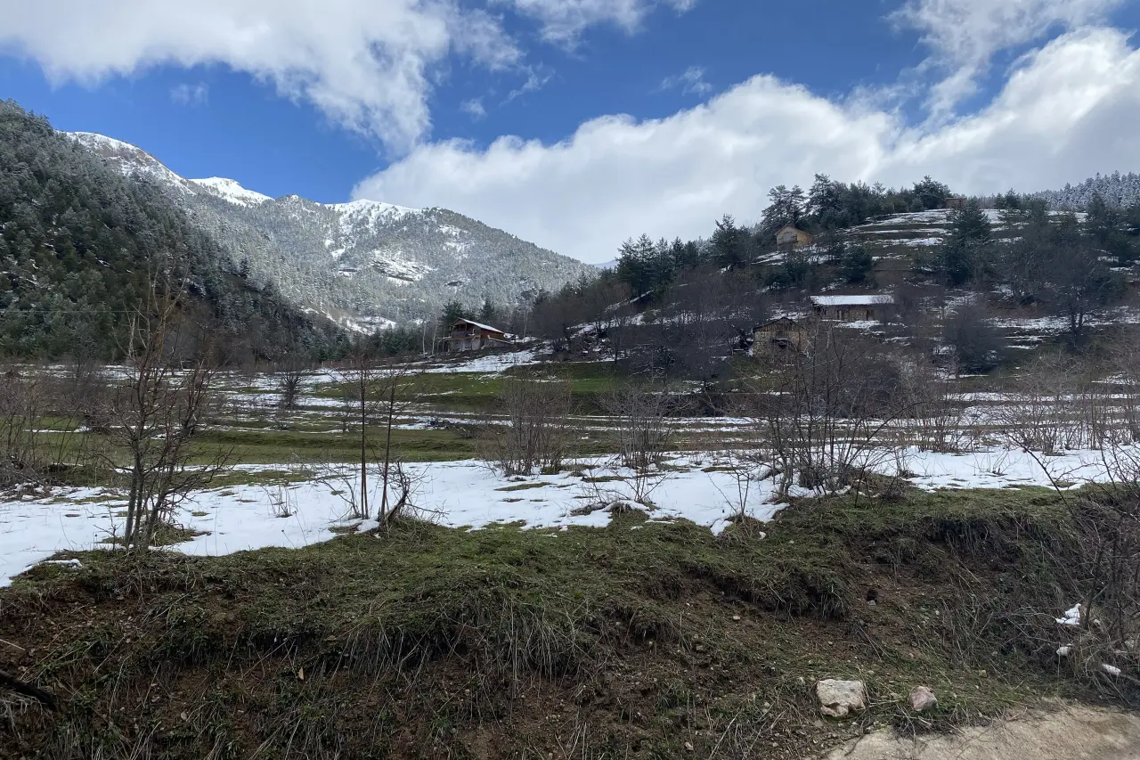 Zigana’da kışı ve baharı bir arada yaşadılar 2