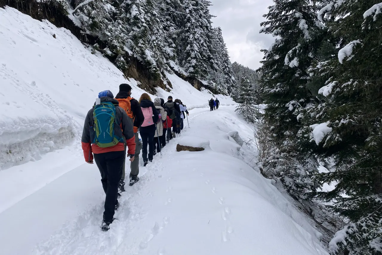 Zigana’da kışı ve baharı bir arada yaşadılar 8