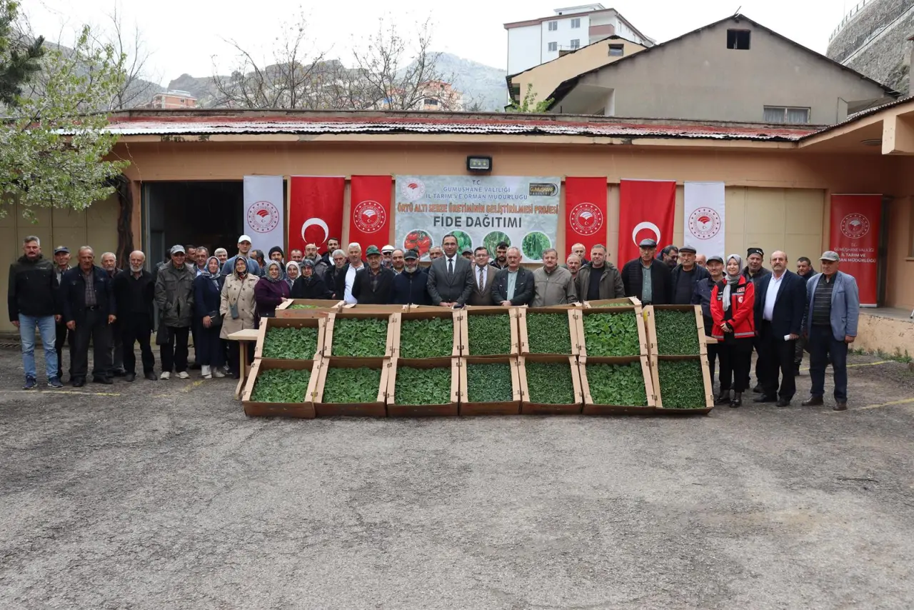 Gümüşhaneli çiftçiye yüzde 50 hibeli 200 bin fide 3