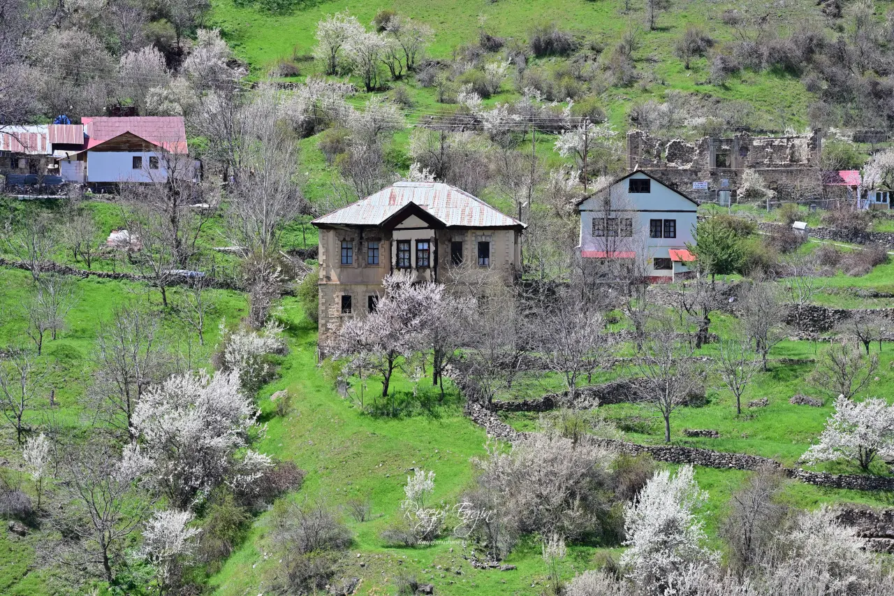 Gümüşhane’nin "Eski Şehri" Süleymaniye baharın renklerine teslim oldu 10