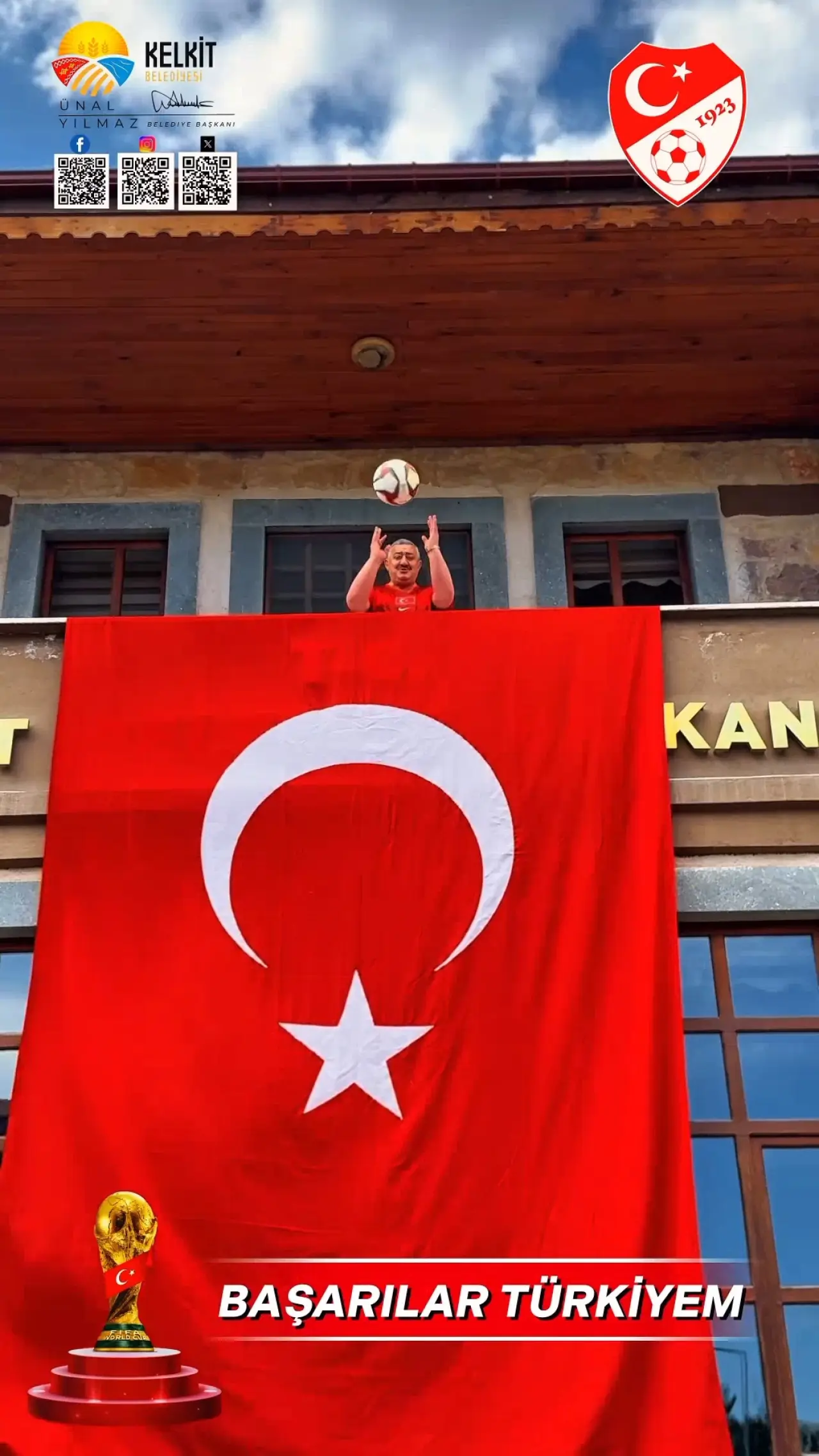 Başkan Ünal Yılmaz Kelkit halkını milli heyecana davet etti 1