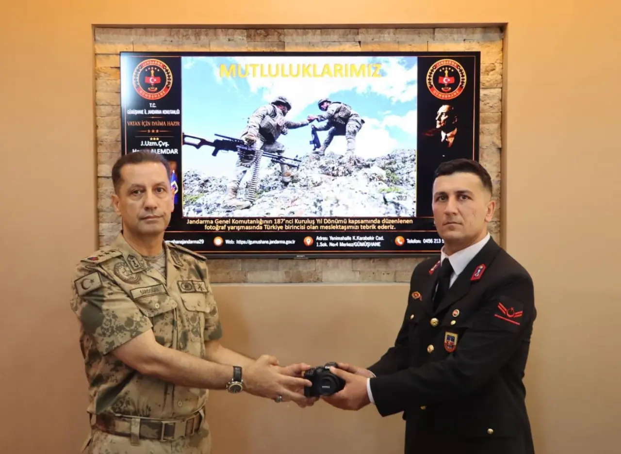 Türkiye Birincisi Gümüşhane'den Çıktı! Jandarma Genel Komutanlığı Yarışmasında Büyük Gurur 2