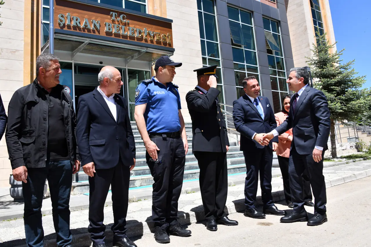 Vali Cevdet Atay Şiran İlçesinde İncelemelerde Bulundu 3