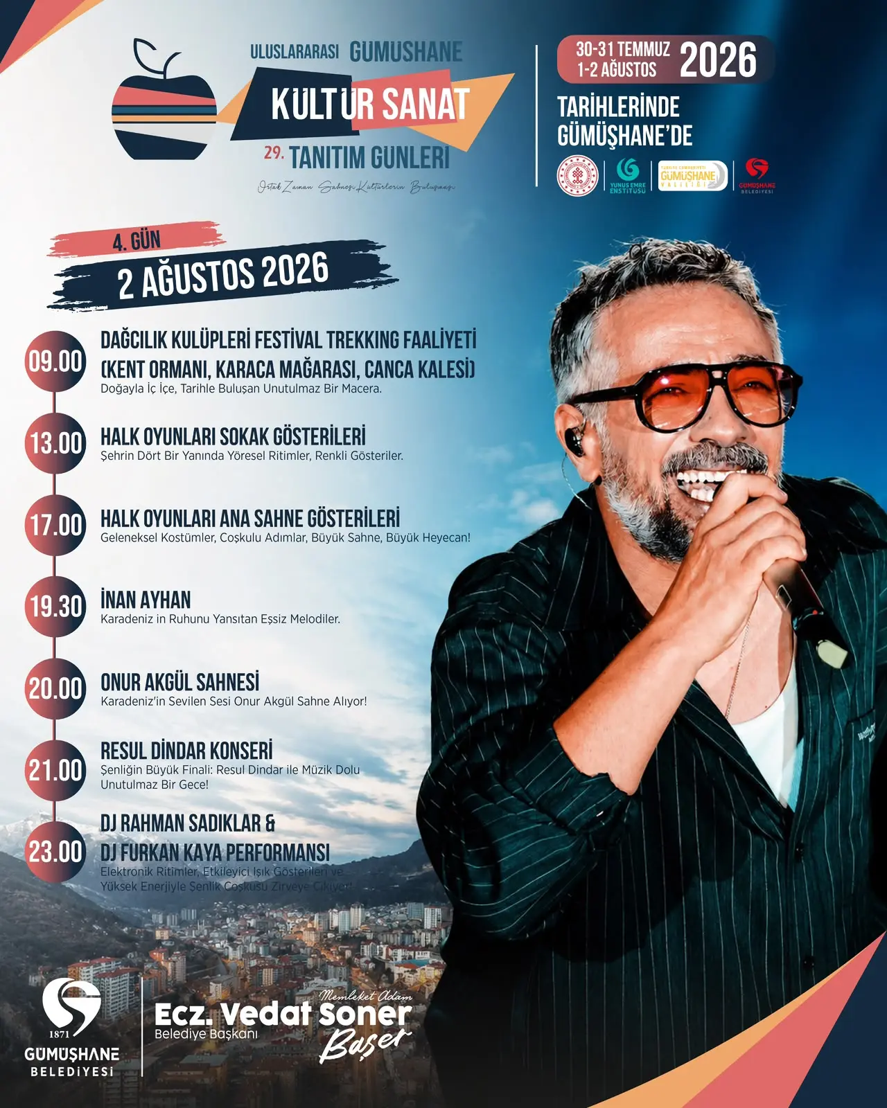 Gümüşhane’de Dört Gün Sürecek Dev Festival başlıyor 4