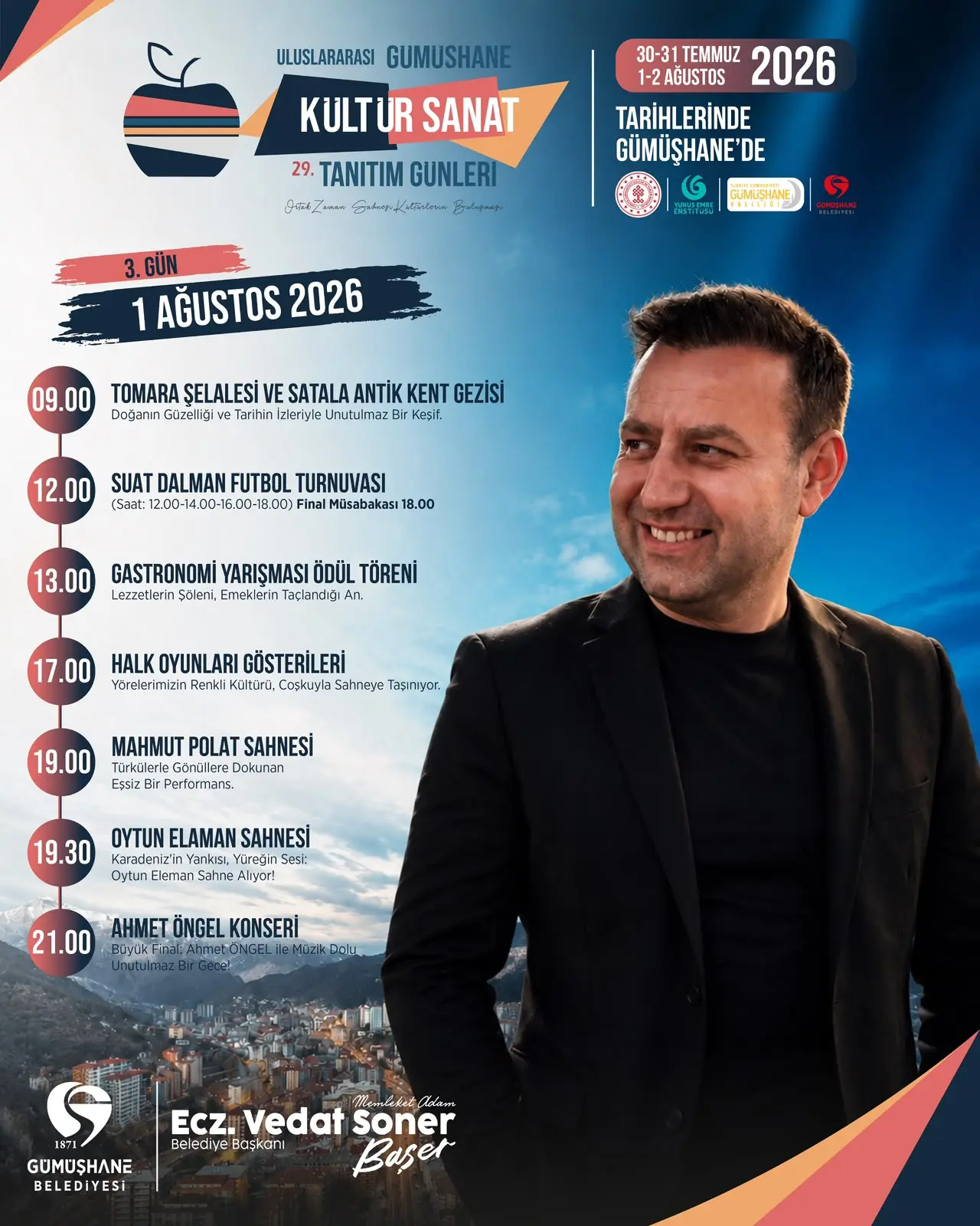 Gümüşhane’de Dört Gün Sürecek Dev Festival başlıyor 5