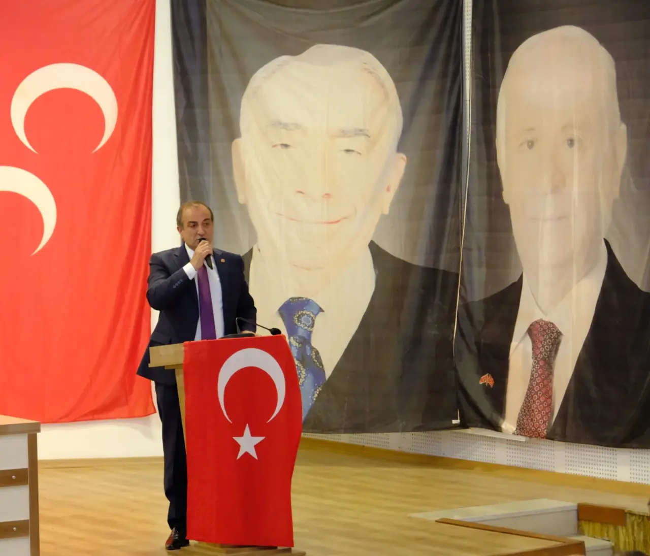 MHP Şiran 15. Olağan İlçe Kongresi Yapıldı: Mahin Şahin Güven Tazeledi 4