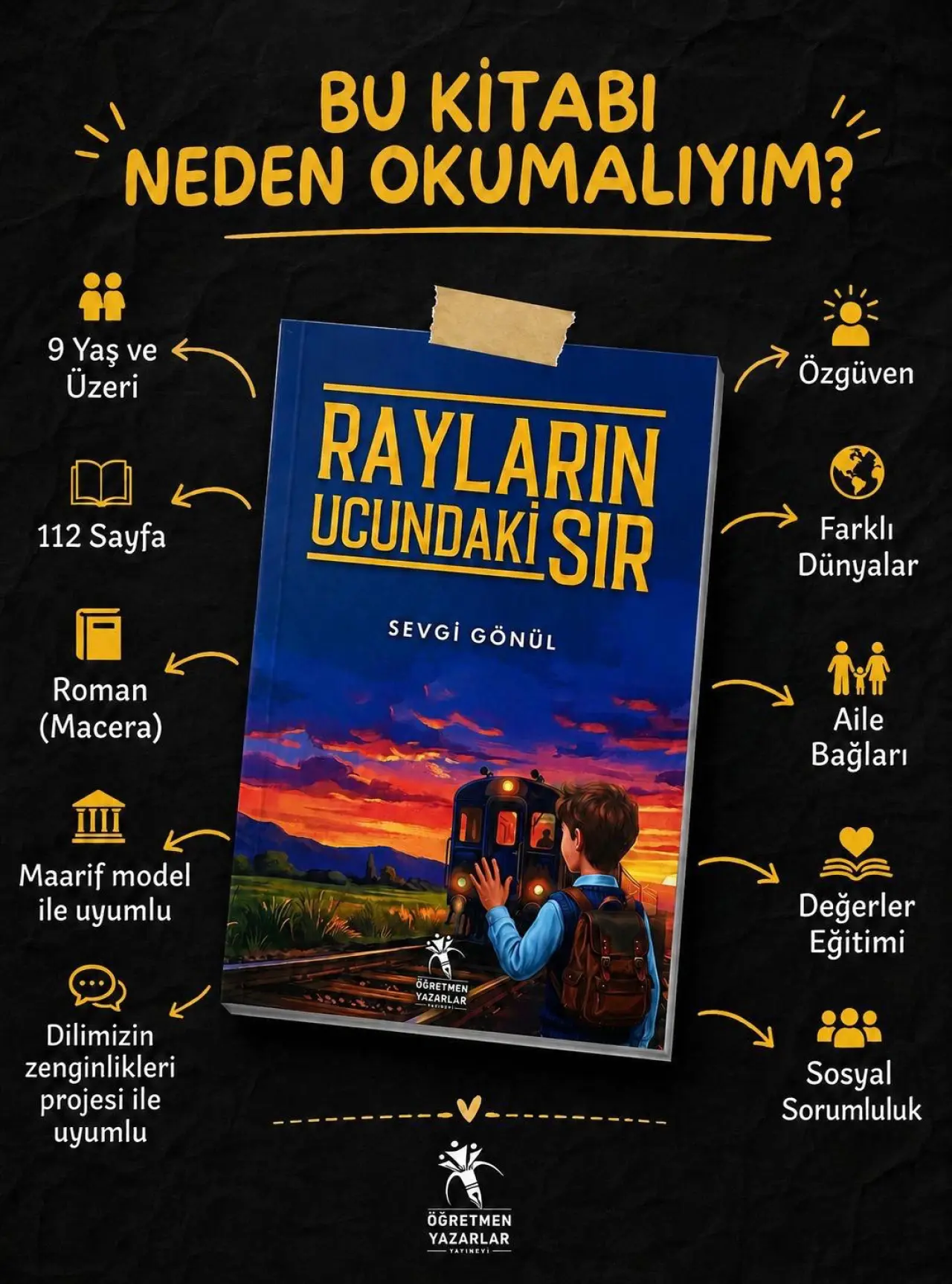 Rayların Ucundaki Sır: Öğretmen Sevgi Gönül’den Türkiye Yüzyılı Maarif Modeli Uyumlu Roman 2