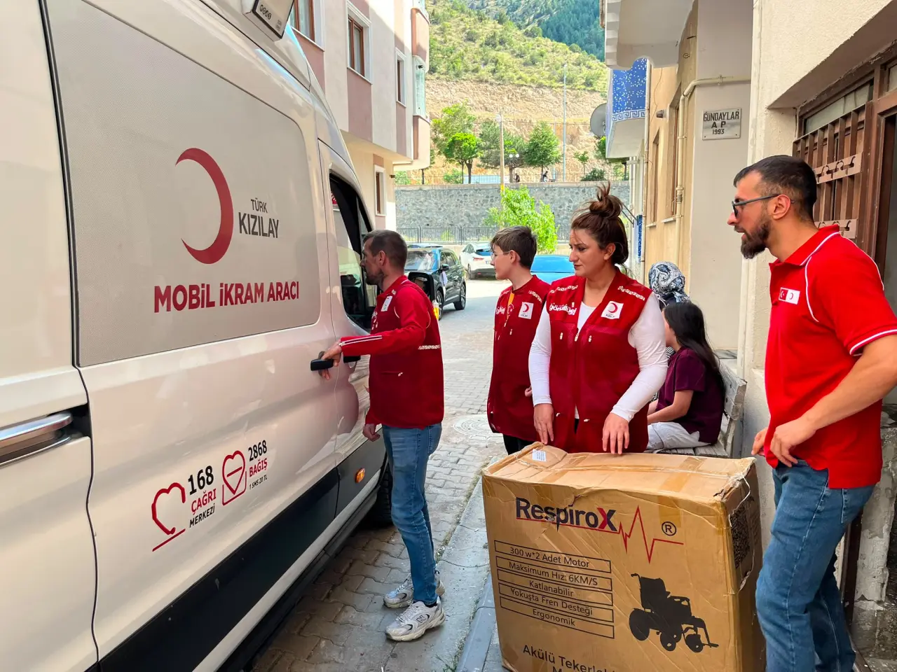 Türk Kızılay Engelsiz Ekibinden Gümüşhane'de Akülü Sandalye Desteği 1