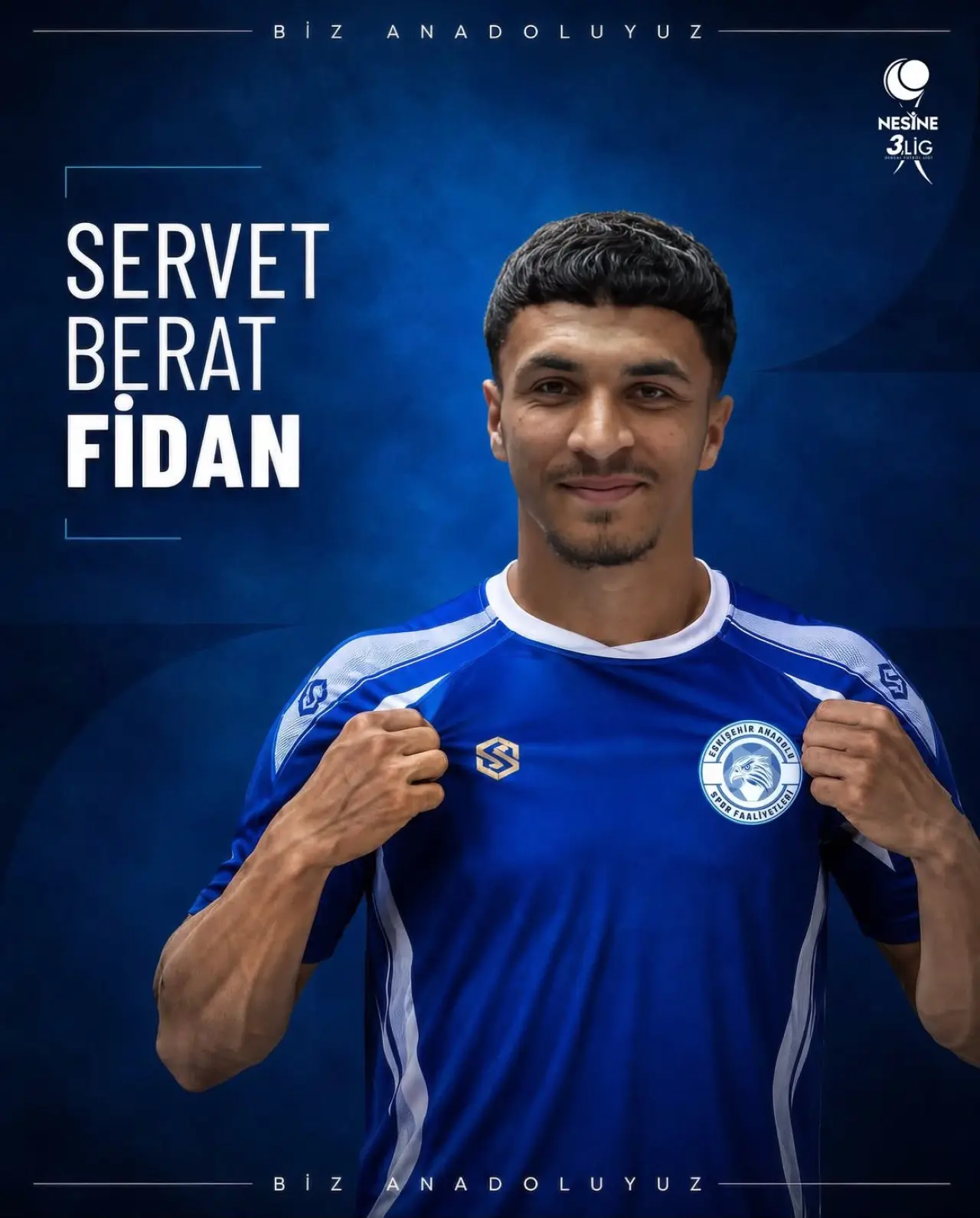 Köseli Genç Millî Futbolcu Servet Berat Fidan, Yeni Sezonda Eskişehir Anadolu SF Forması Giyecek 1