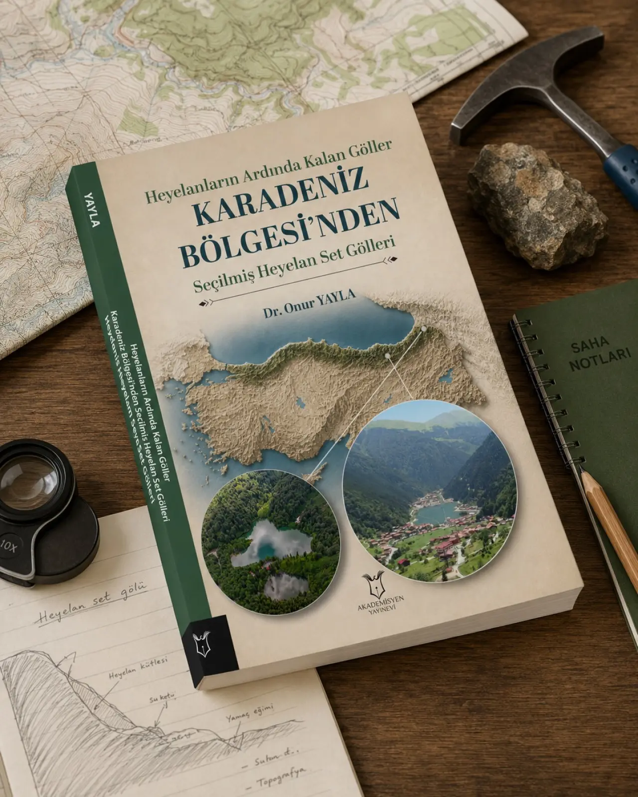 Gümüşhaneli Akademisyen Dr. Onur Yayla Karadeniz'in Heyelan Set Göllerini Kitaplaştırdı 1