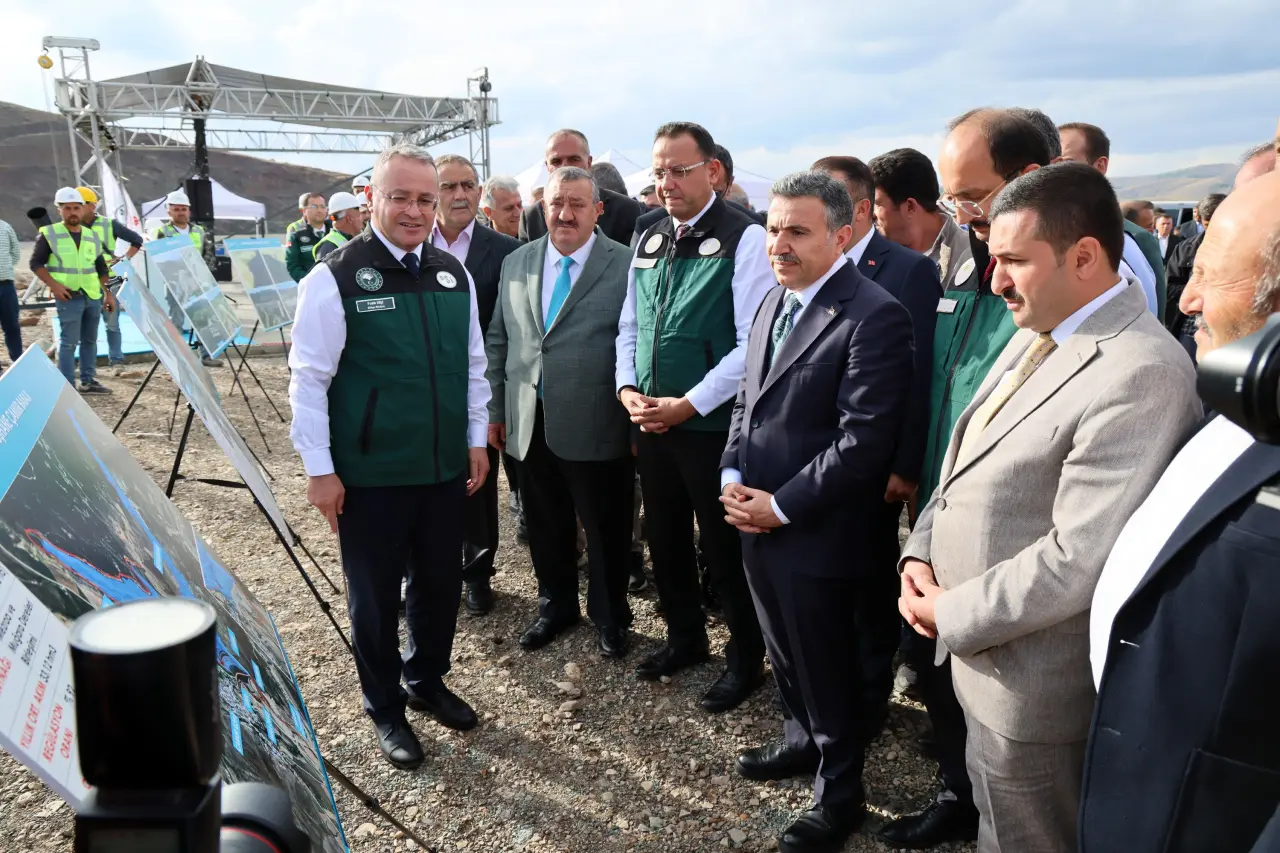 Çamur Barajında Su Tutma Töreni Gerçekleştirildi 3