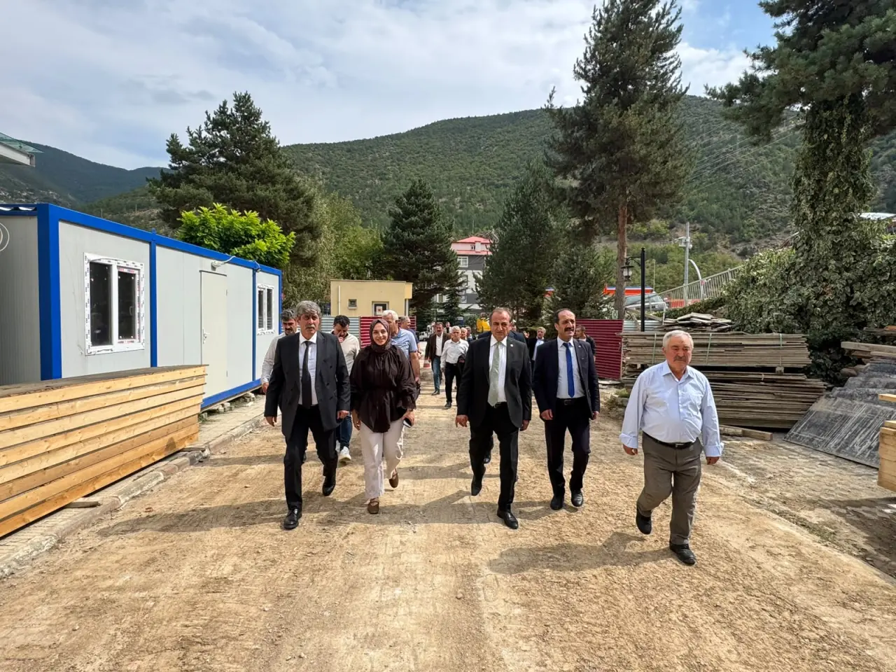 Milletvekili Küçük Torul Devlet Hastanesi Ek Bina İnşaatını Yerinde İnceledi 1