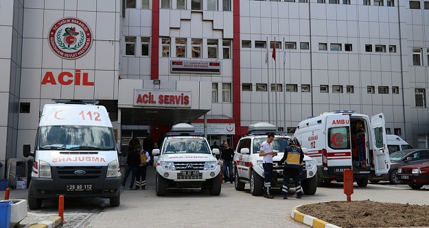 Gümüşhane’de 86 hasta ambulansla sandığa taşındı
