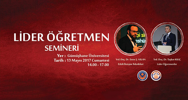 GÜ'de 'Lider Öğretmen' semineri düzenlenecek