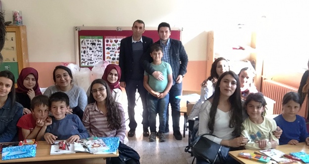Gümüşhane Üniversitesi öğrencileri Kale Koçkaya İlkokulu’na misafir oldu