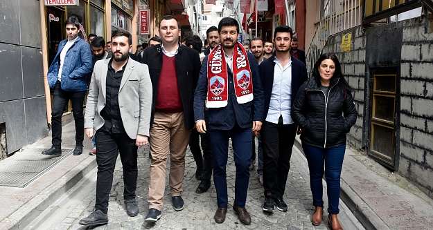 CHP Gençlik Kolları Genel Başkanı Emre Yılmaz Gümüşhane’de