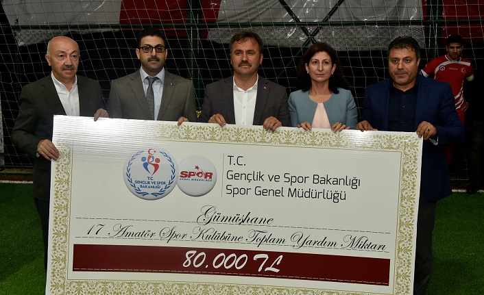 Spor Bakanlığından Gümüşhane’nin amatör spor kulüplerine destek