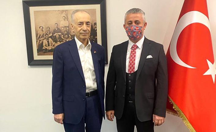 Başkan Olgun, Galatasaray Başkanı Mustafa Cengiz'i ziyaret etti