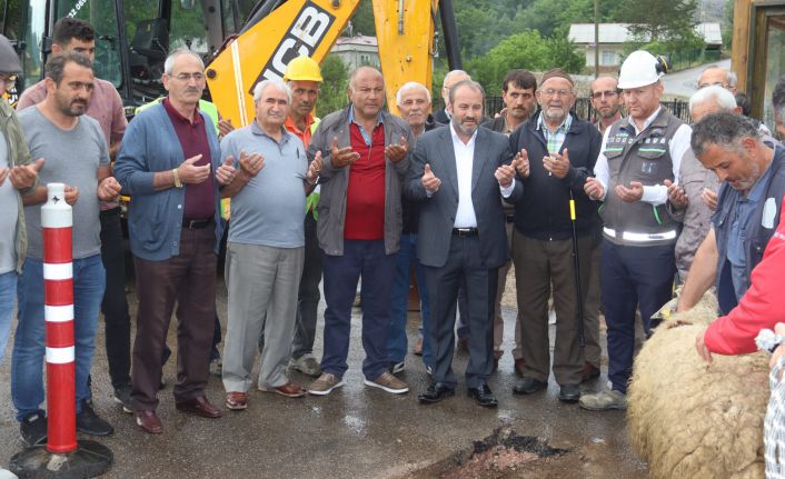 ArzularKabaköy’de doğalgaz çalışmaları başladı
