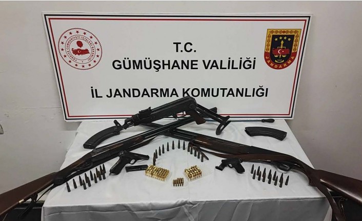Jandarma’dan kaçak silah operasyonu