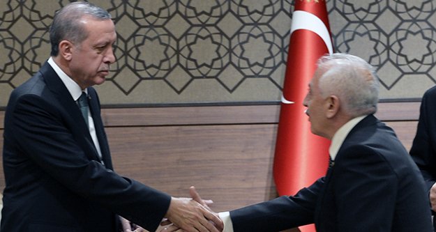 Akçay TOBB heyetiyle Cumhurbaşkanı Erdoğan’ı ziyaret etti