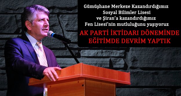 Aydın: AK Parti İktidarı Döneminde Eğitimde Devrim Yaptık