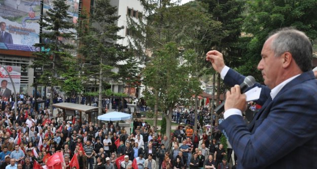 CHP Yalova Milletvekili Muharrem İnce Gümüşhane'de