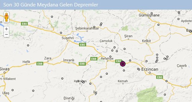 Erzincan depremleri Gümüşhane’de de kaydedildi