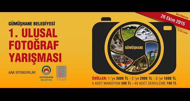 Gümüşhane Belediyesi Ulusal Fotoğraf Yarışması düzenliyor