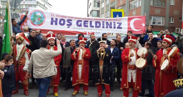 İstanbul’da Şehitlere Saygı Yürüyüşü Yapıldı