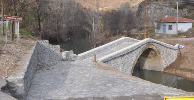 Kamberli köprüsü restore edildi