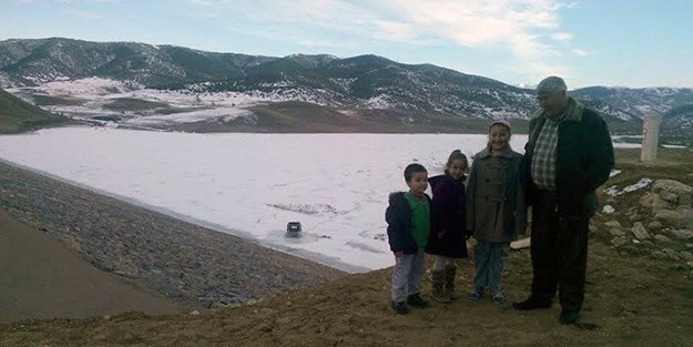 Sadak Barajı da Buz Tuttu