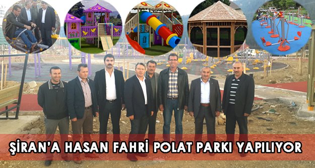 Şiran'a Hasan Fahri Polat Kent Parkı Yapılıyor