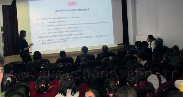 Torul'da öğrencilere diyabet anlatıldı