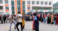 Gümüşhane’deki Afrikalı öğrenciler yerel kıyafetleriyle horon oynadı