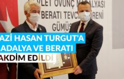 Gümüşhane'de Gazi Hasan Turgut'a devlet övünç madalyası verildi