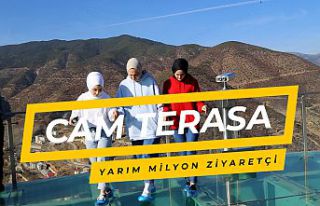 Torul cam seyir terası yarım milyon ziyaretçi ağırladı