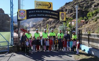 Çocuk Trafik Eğitim Parkı şenlendi