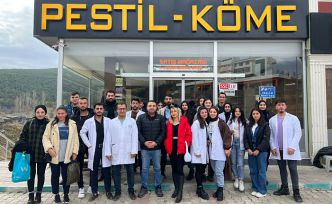 GÜ öğrencileri Sultan Pestil Fabrikasını ziyaret etti