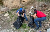 Torul’da gençler çevre temizliği yaptı