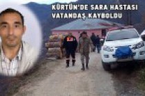 Kürtün'de sara hastası vatandaş kayboldu