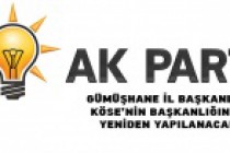 AK Parti Gümüşhane İl Yönetimi İstifa Etti